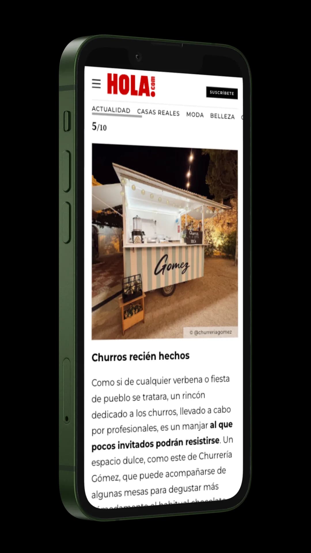 Estación de churros de Churrería Gómez — foto 3