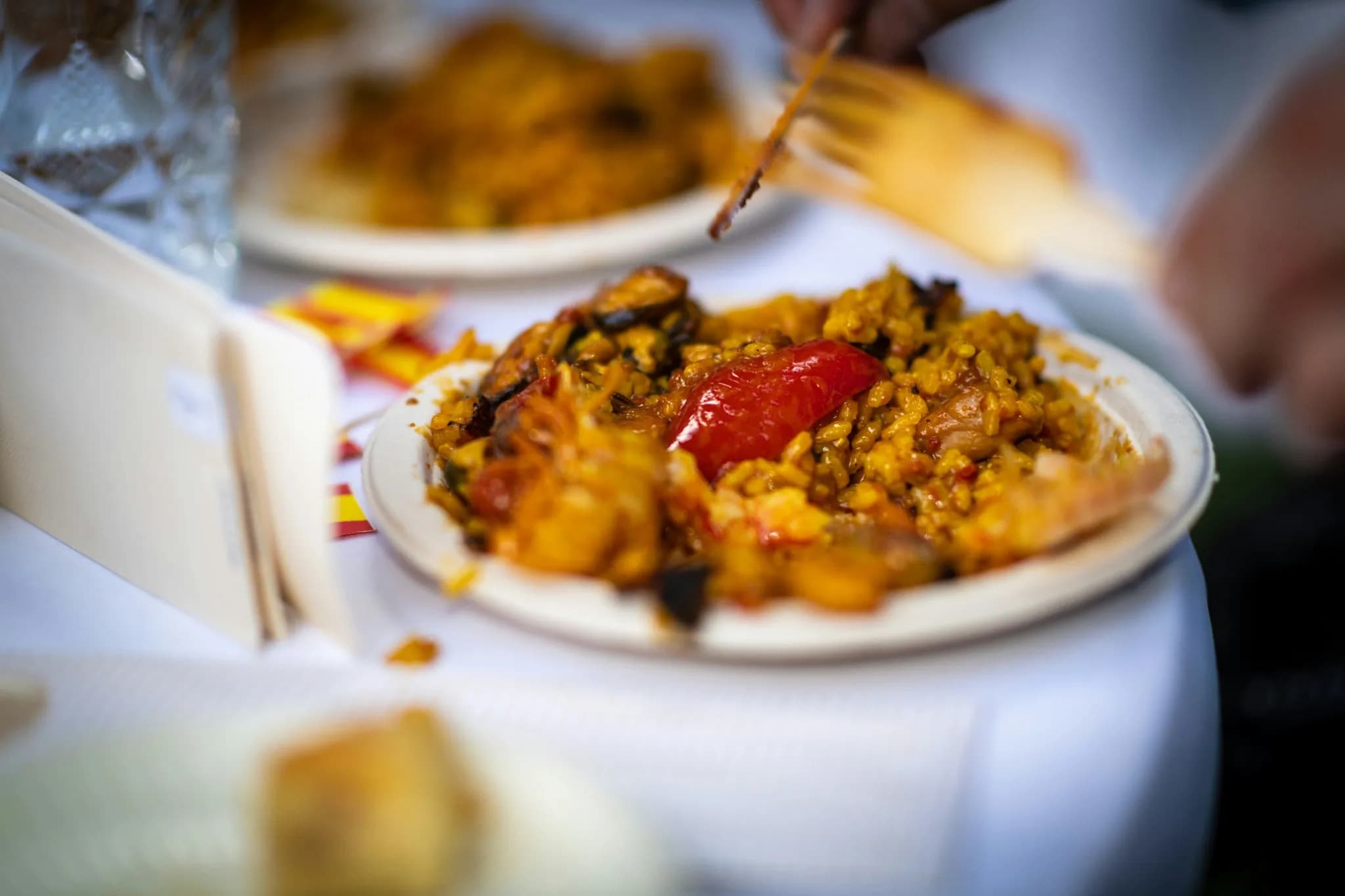 Arroces en vivo de Paellas Sierra Nevada