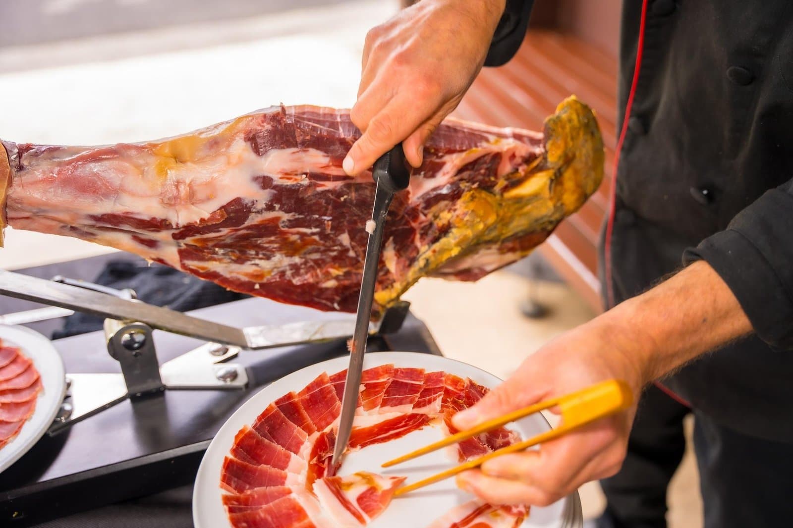 Jamón ibérico en directo de Con Jamón Sabe Mejor