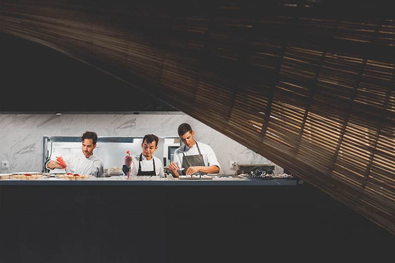 Estación de comida en vivo de Gourmet Catering — foto 3