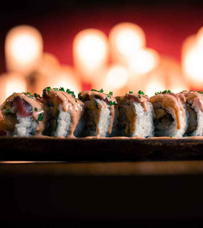 Sushi bar en vivo de Makitake Sushi Catering