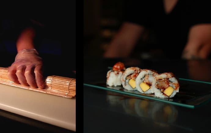 Sushi bar en vivo de Top Food Málaga