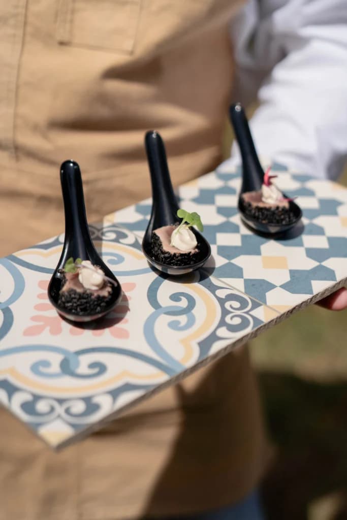 Showcooking en vivo de Catering Malena