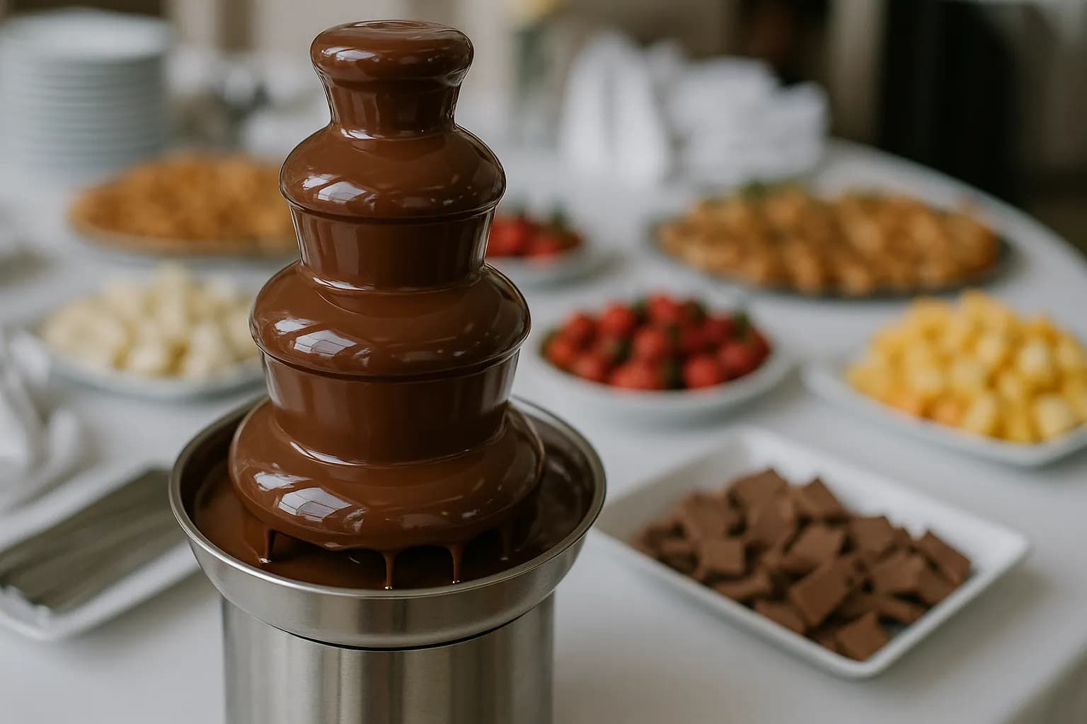 Fuente de chocolate de Chocolate Fondue