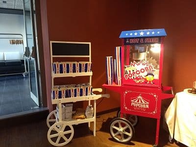 Carrito de palomitas de Alquiler Carrito Palomitas