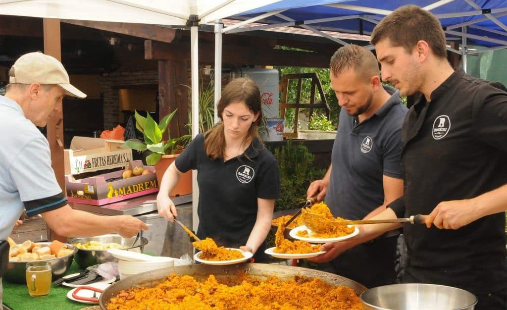Arroces en vivo de Paellas Gigantes Rossini